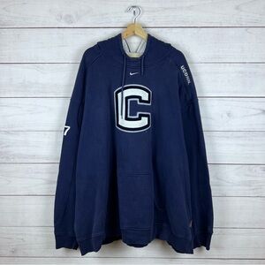 Vintage Y2K Nike UConn Center Swoosh Hoodie 4XL
